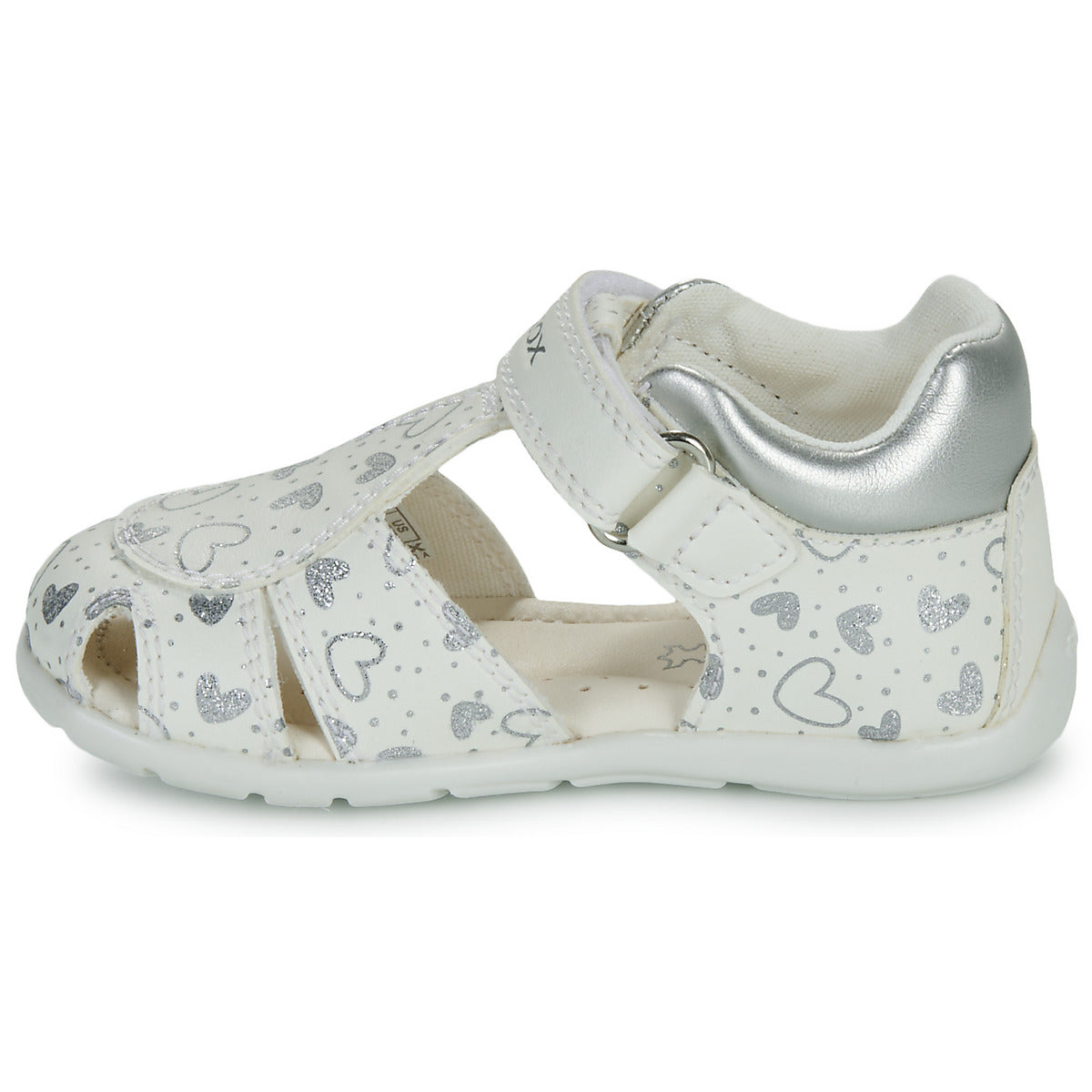 Sandali bambini ragazza Geox  B ELTHAN GIRL  Bianco