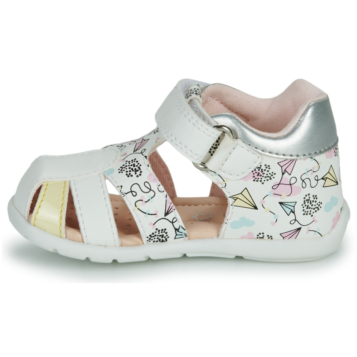 Sandali bambini ragazza Geox  B ELTHAN GIRL  Bianco