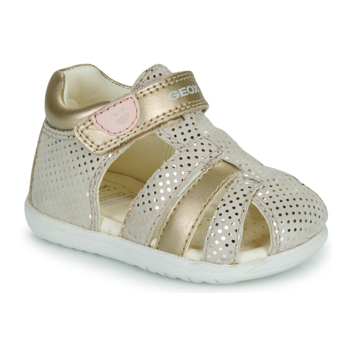 Sandali bambini ragazza Geox  B SANDAL MACCHIA GIR  Beige