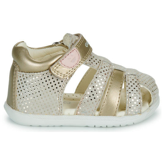 Sandali bambini ragazza Geox  B SANDAL MACCHIA GIR  Beige