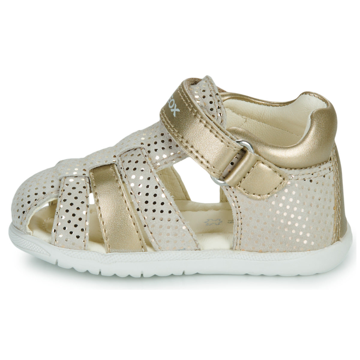 Sandali bambini ragazza Geox  B SANDAL MACCHIA GIR  Beige