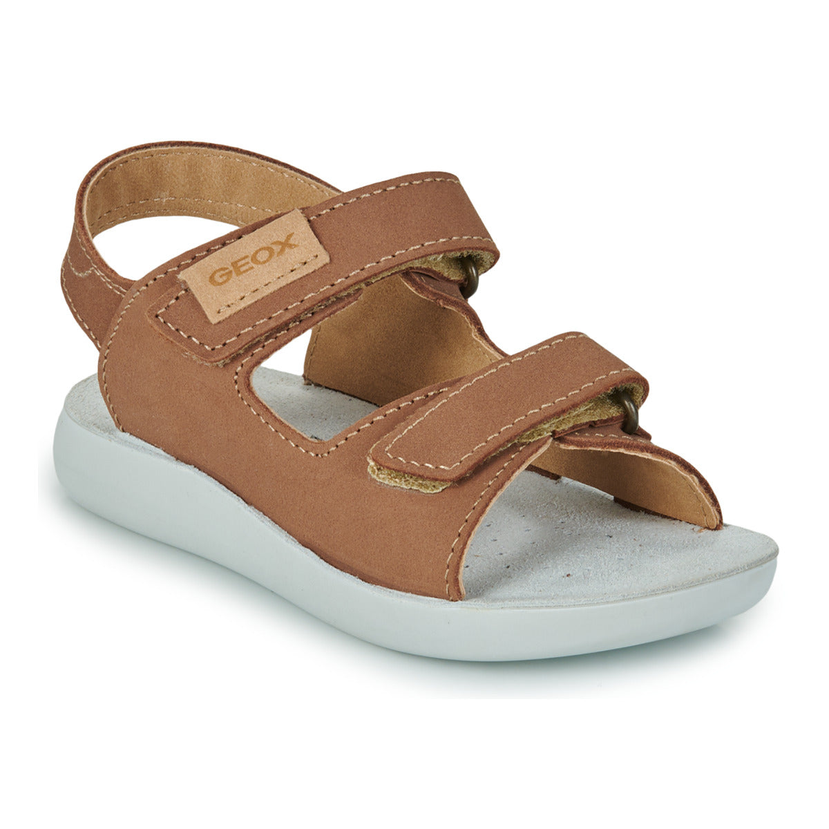 Sandali bambini ragazzo Geox  J SANDAL LIGHTFLOPPY  Marrone