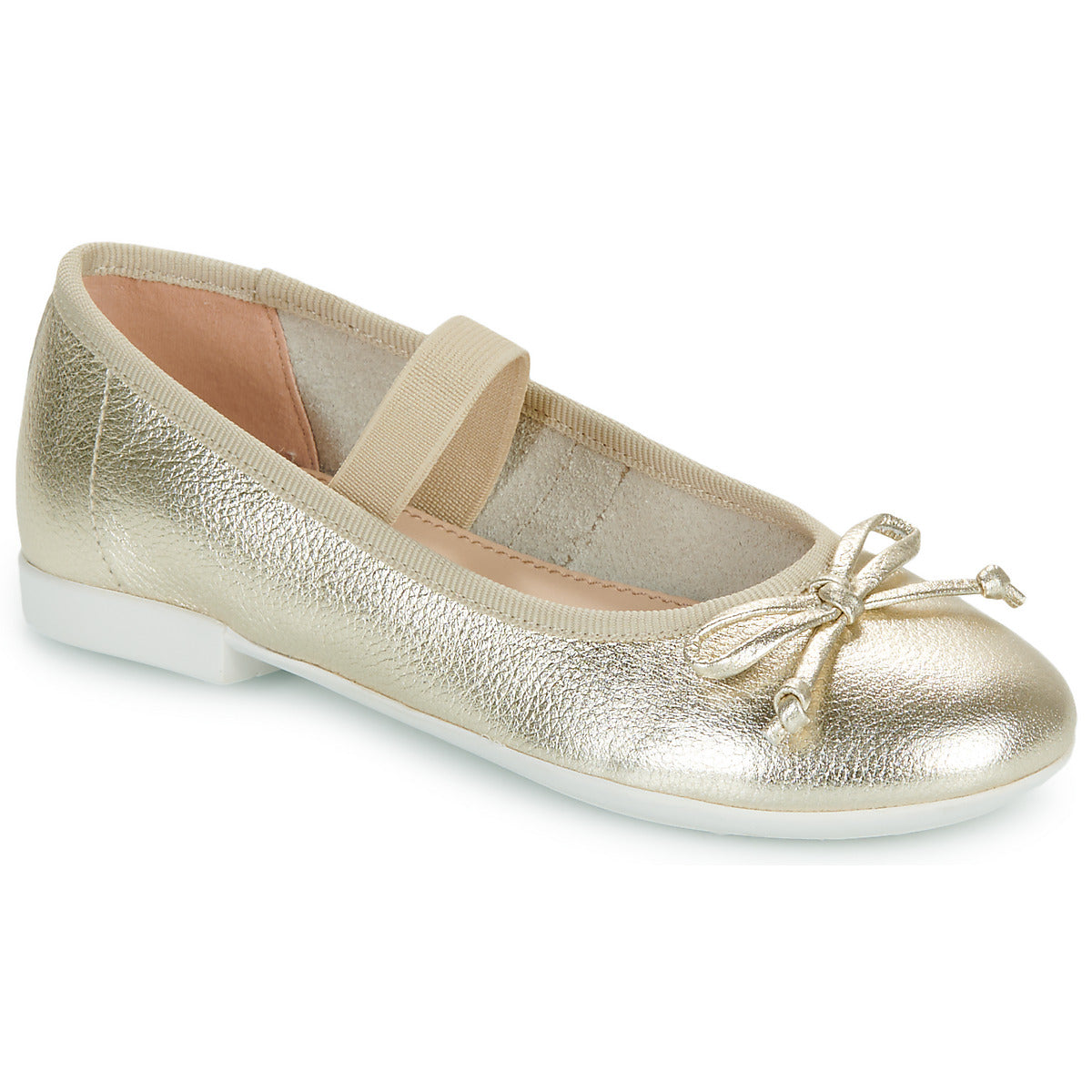 Ballerine bambina ragazza Geox  JR PLIE'  Oro