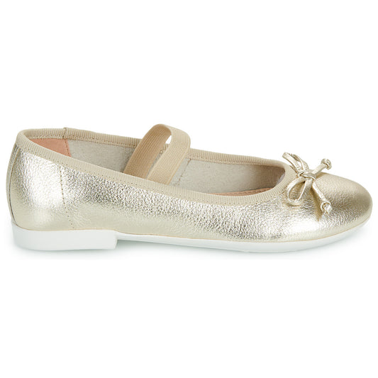 Ballerine bambina ragazza Geox  JR PLIE'  Oro