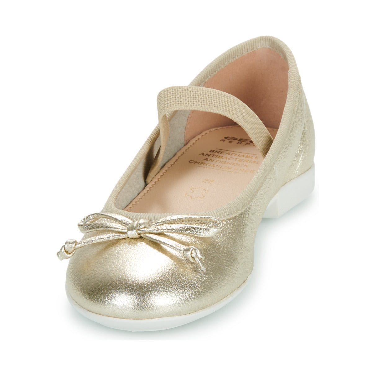 Ballerine bambina ragazza Geox  JR PLIE'  Oro