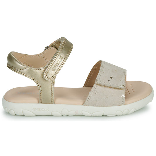 Sandali bambini ragazza Geox  J SANDAL HAITI GIRL  Beige