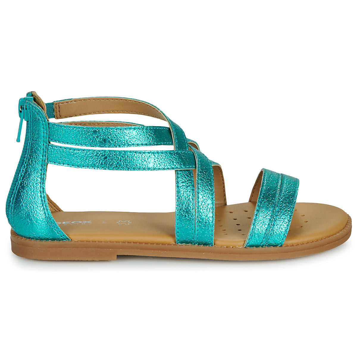 Sandali bambini ragazza Geox  J SANDAL KARLY GIRL  Blu