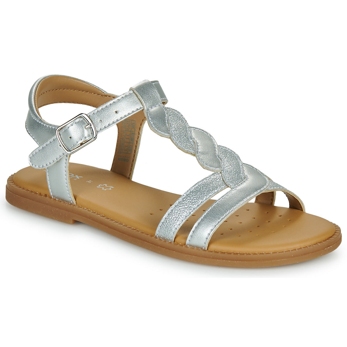 Sandali bambini ragazza Geox  J SANDAL KARLY GIRL  Argento