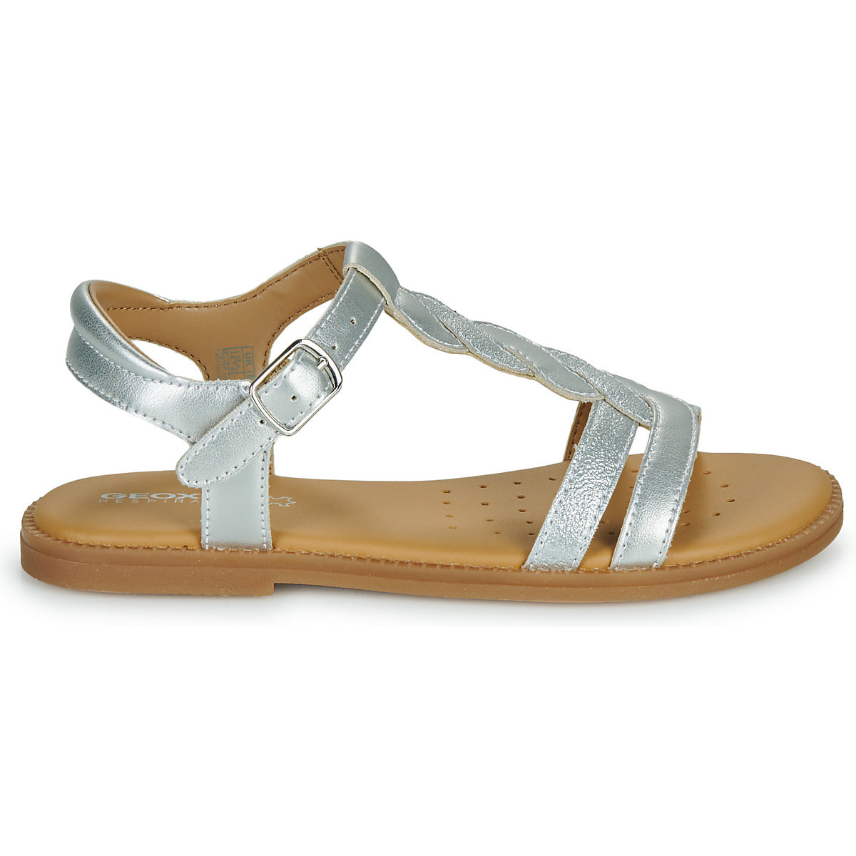 Sandali bambini ragazza Geox  J SANDAL KARLY GIRL  Argento