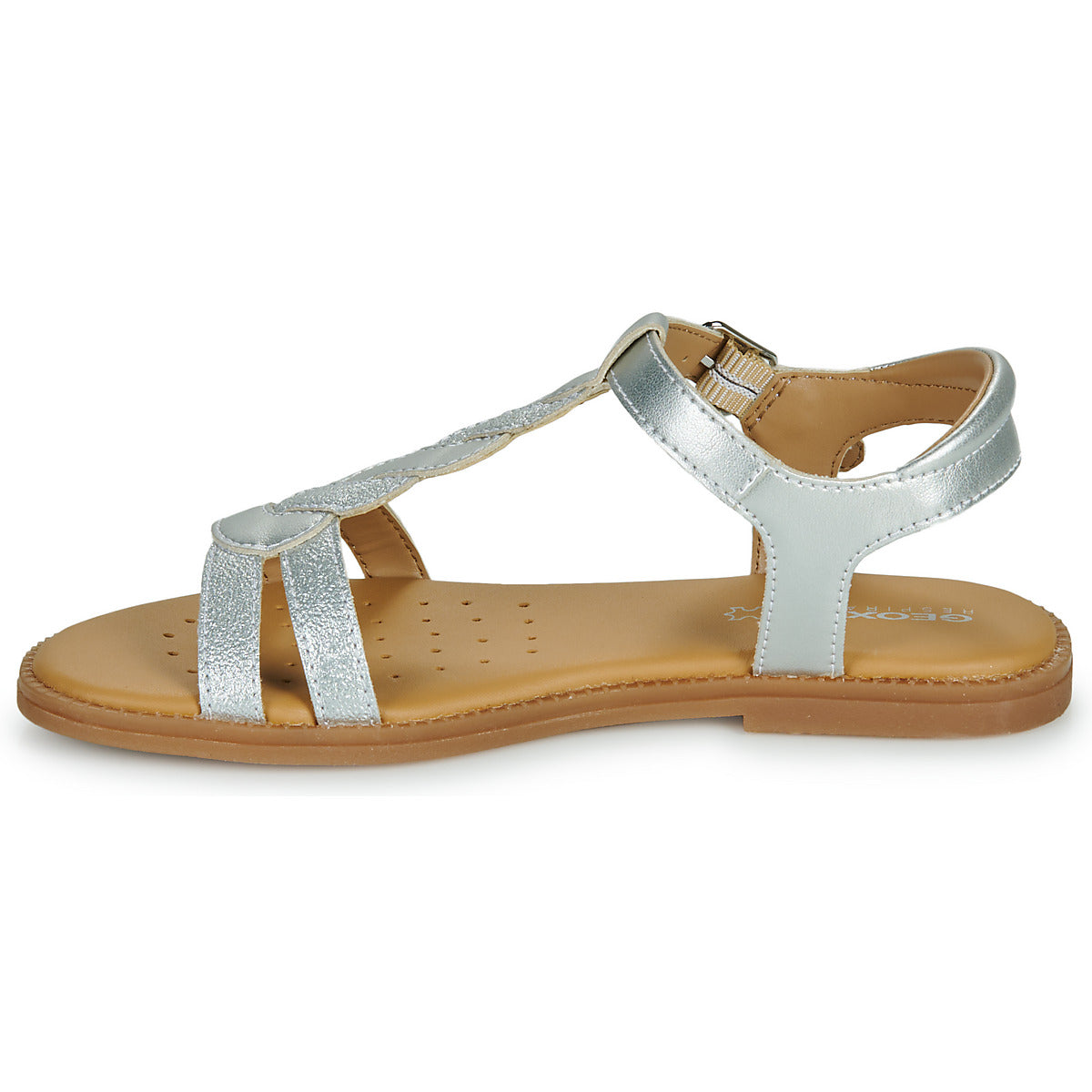 Sandali bambini ragazza Geox  J SANDAL KARLY GIRL  Argento