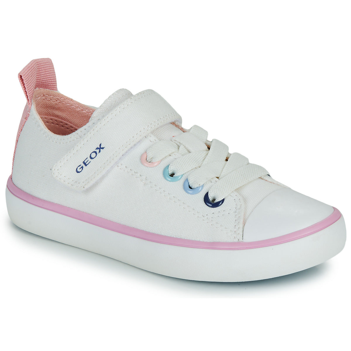 Scarpe bambini ragazza Geox  J GISLI GIRL  Bianco