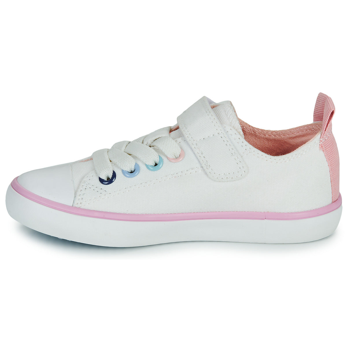 Scarpe bambini ragazza Geox  J GISLI GIRL  Bianco