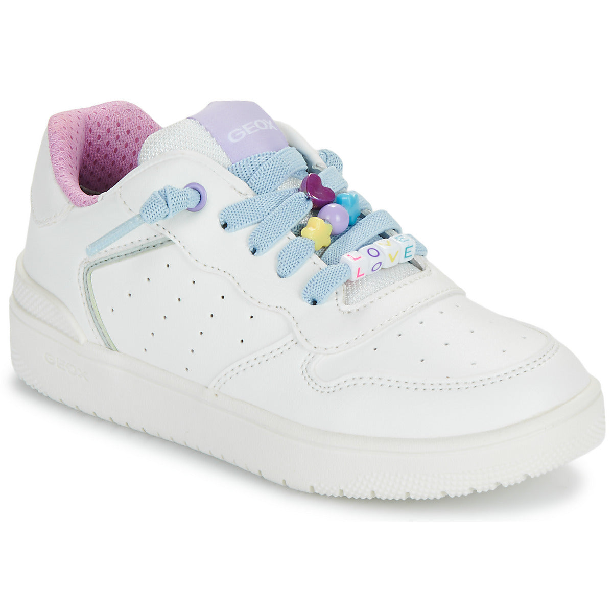 Scarpe bambini ragazza Geox  J WASHIBA GIRL  Bianco