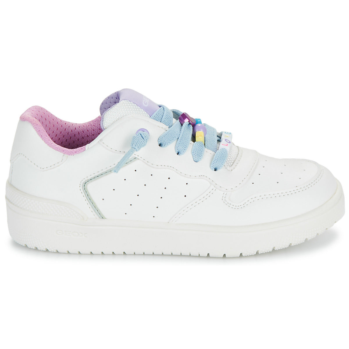 Scarpe bambini ragazza Geox  J WASHIBA GIRL  Bianco