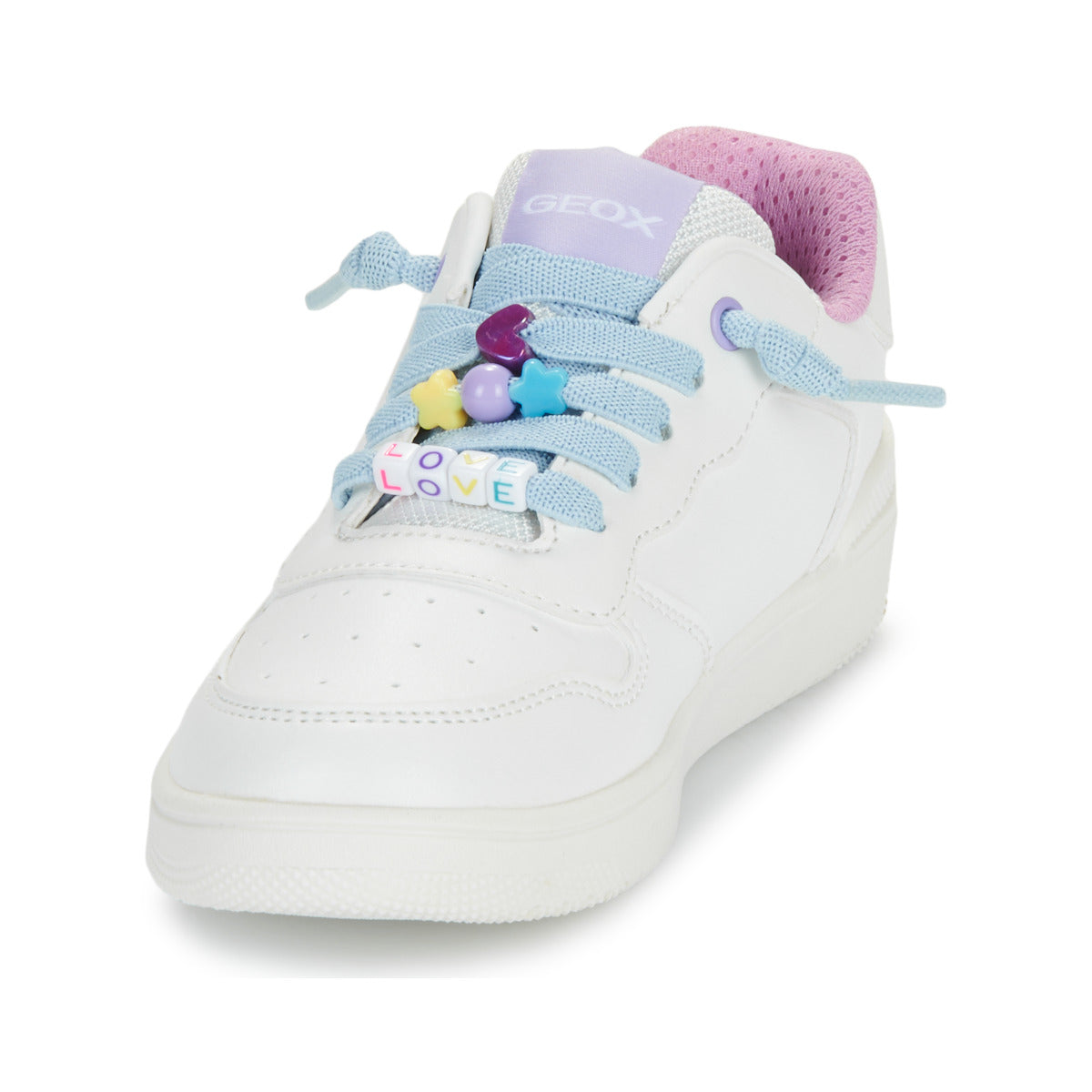 Scarpe bambini ragazza Geox  J WASHIBA GIRL  Bianco