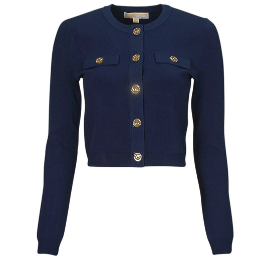 Maglione Donna MICHAEL Michael Kors  ECO SNAP CROP JKT  Marine