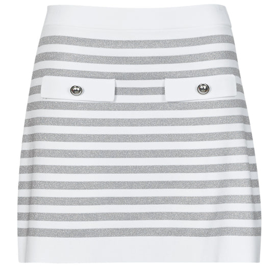 Gonna Donna MICHAEL Michael Kors  ECO MINI SKIRT WITH PKT  Bianco