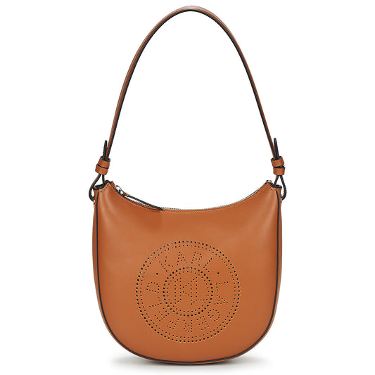 Borsa a spalla Donna Karl Lagerfeld  K/CIRCLE MOON SHB PERFORATED  Marrone