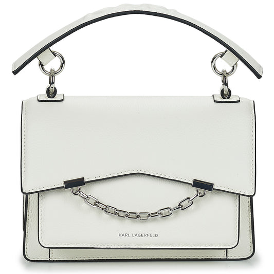 Borsa a tracolla Donna Karl Lagerfeld  K/SEVEN GRAINY SB  Bianco