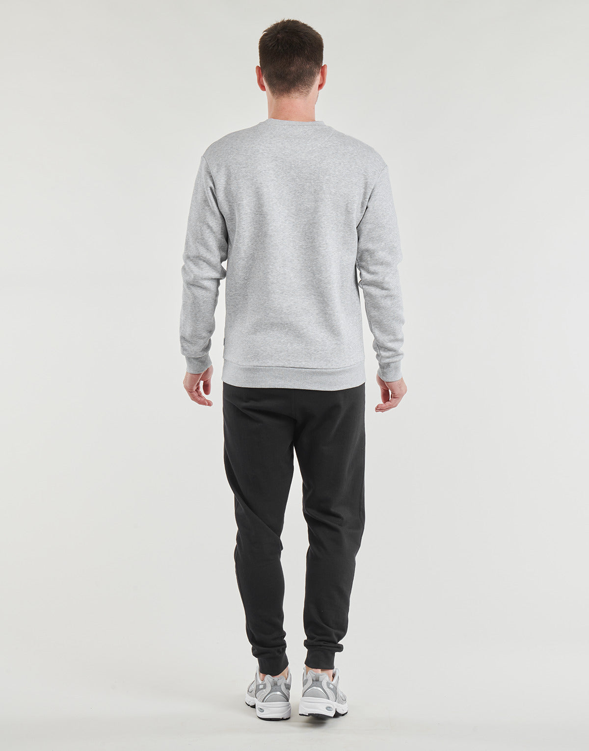 Felpa Uomo Jack & Jones  JJEBRADLEY SWEAT CREW  Grigio