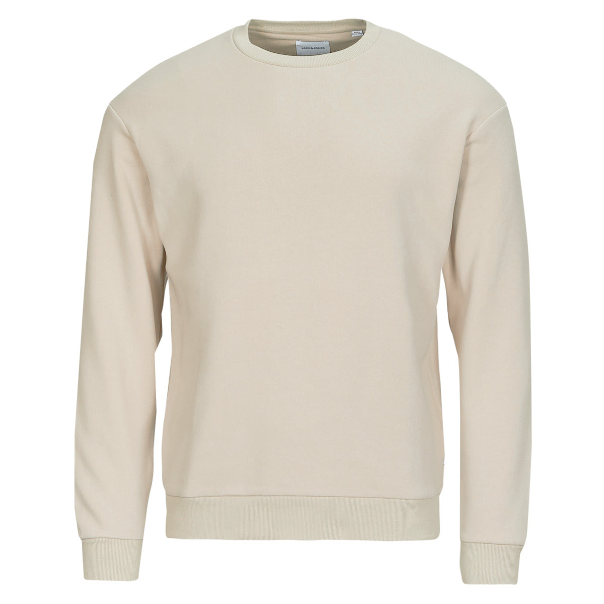 Felpa Uomo Jack & Jones  JJEBRADLEY SWEAT CREW  Beige