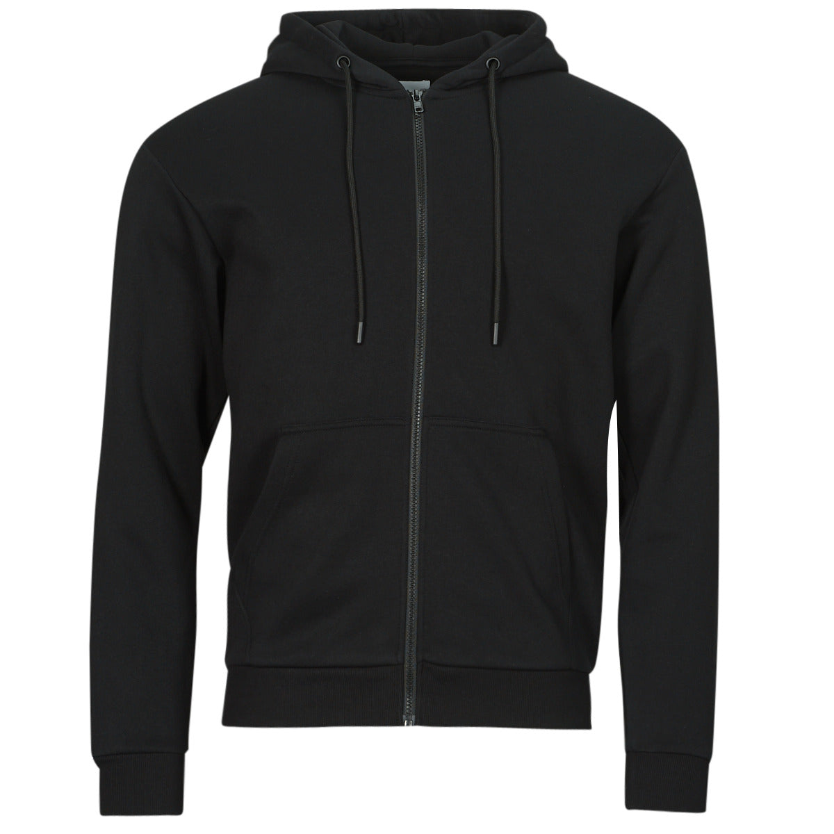 Felpa Uomo Jack & Jones  JJEBRADLEY SWEAT ZIP HOOD  Nero