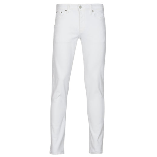 Jeans Slim Uomo Jack & Jones  JJIGLENN JJORIGINAL MF 221 SN  Bianco