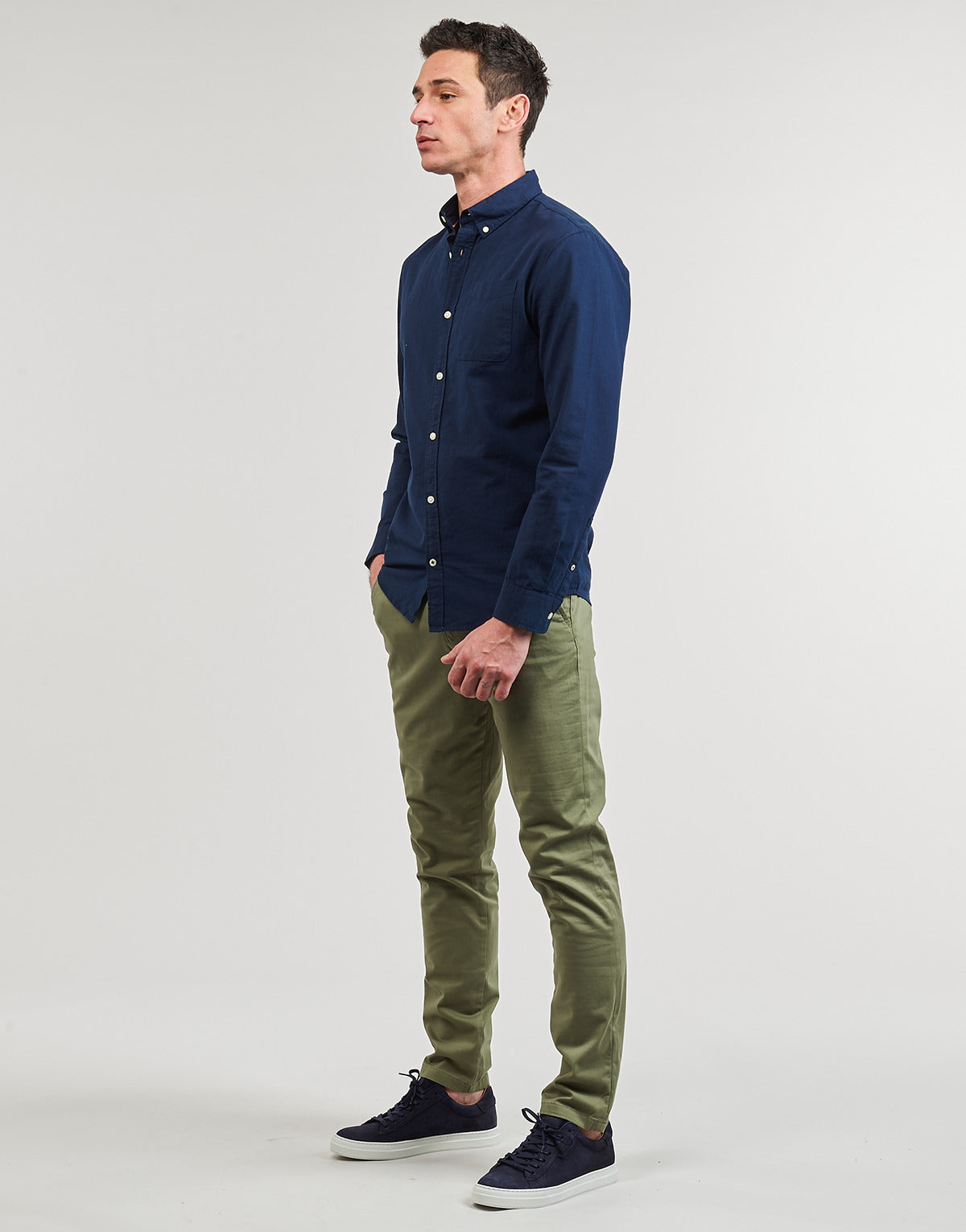 Pantalone Chino Uomo Jack & Jones  JPSTMARCO JJBOWIE  Kaki