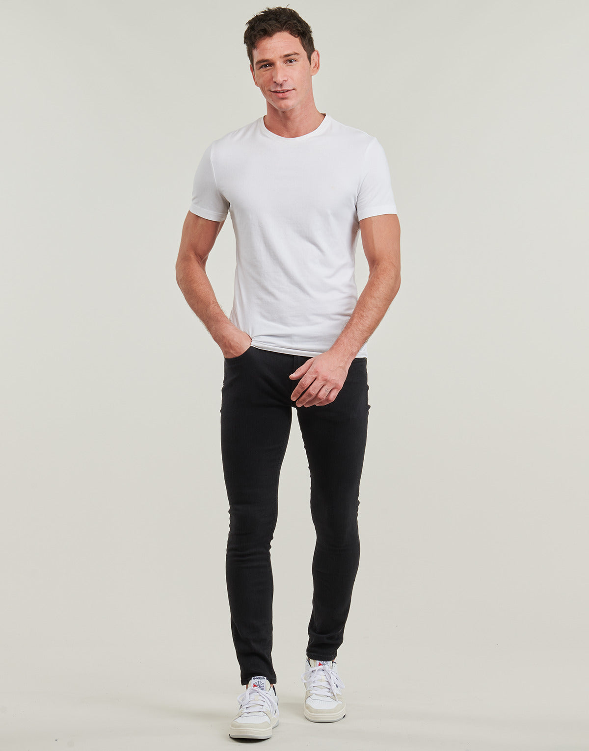 Jeans Slim Uomo Jack & Jones  JJILIAM JJORIGINAL MF 773  Nero