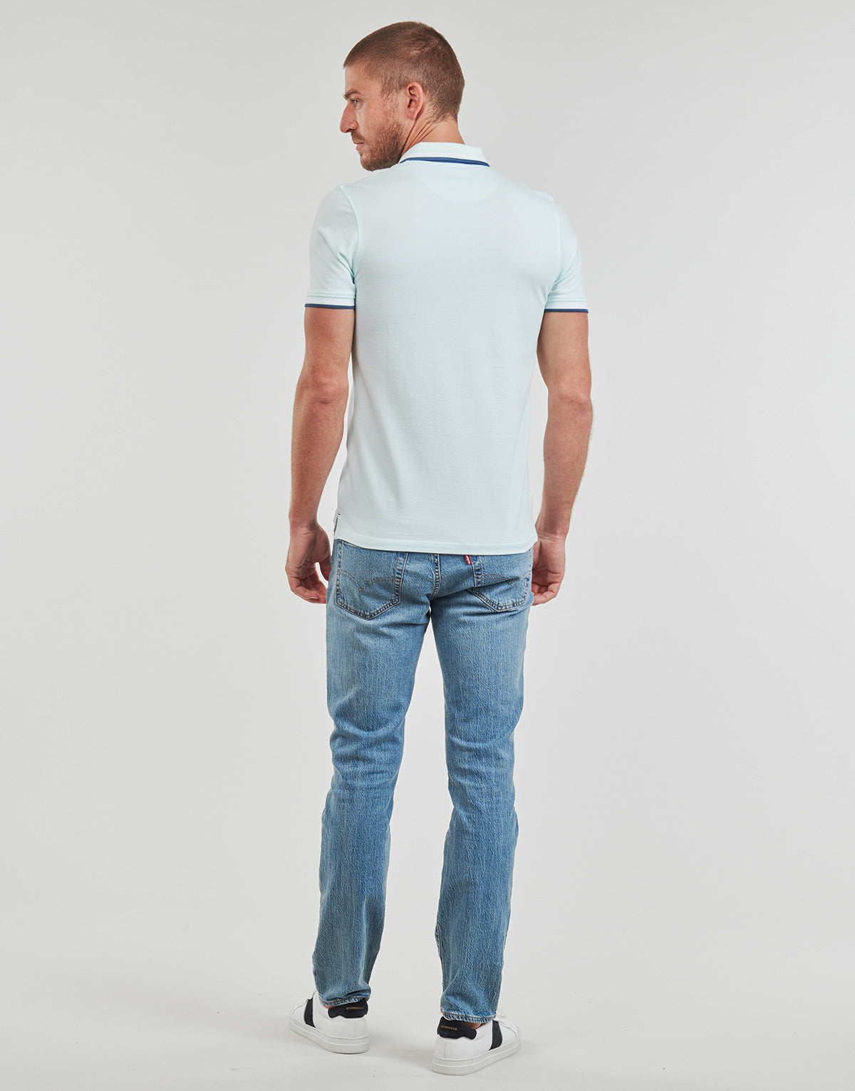 Polo Uomo Jack & Jones JJEPAULOS POLO SS Blu