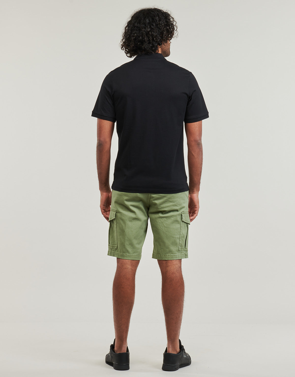 Polo Uomo Jack & Jones JJELOGO POLO SS 2 COL SS24 SN Nero