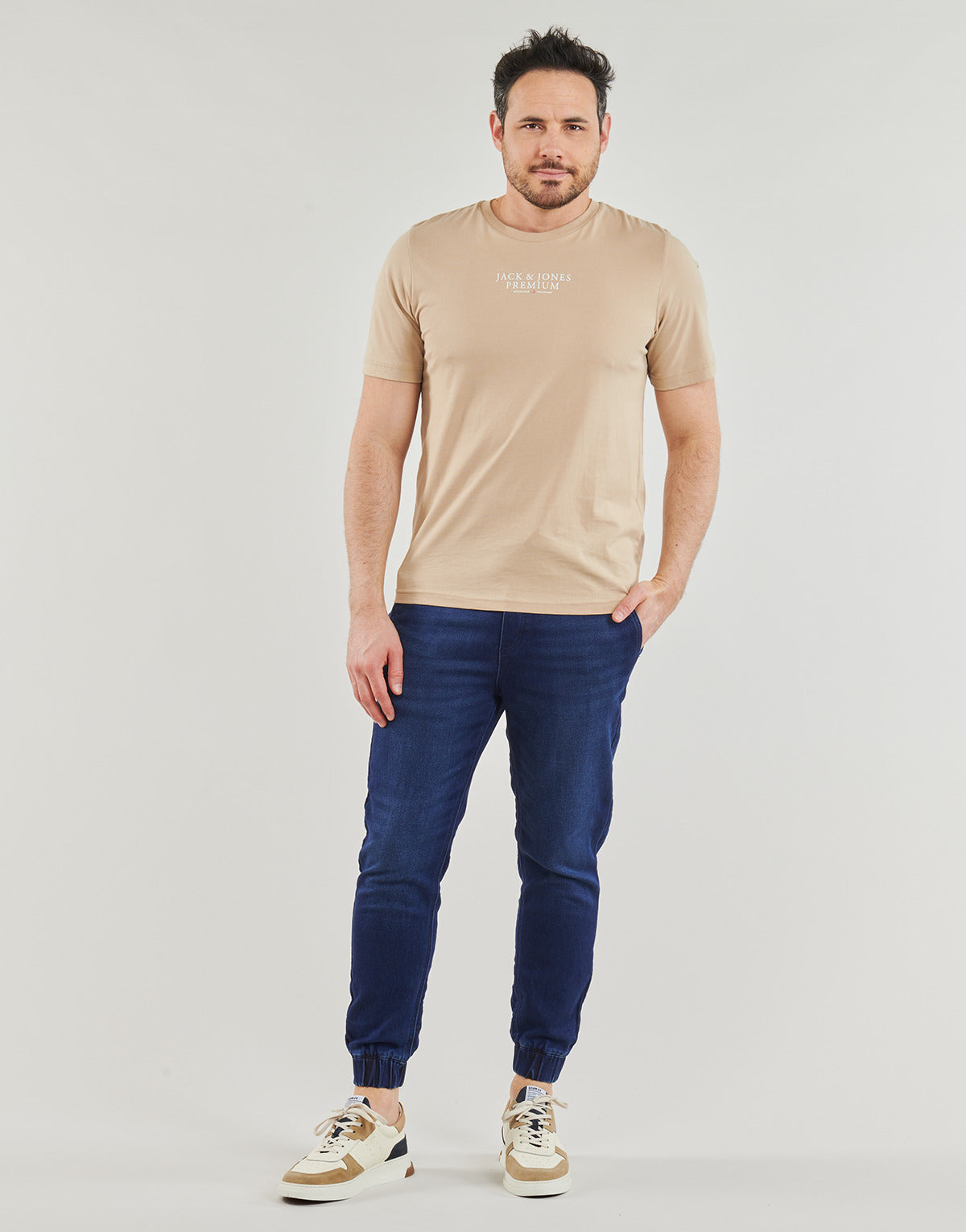 Jeans Uomo Jack & Jones  JJIGORDON JJDAVE I.K. SQ 716  Blu