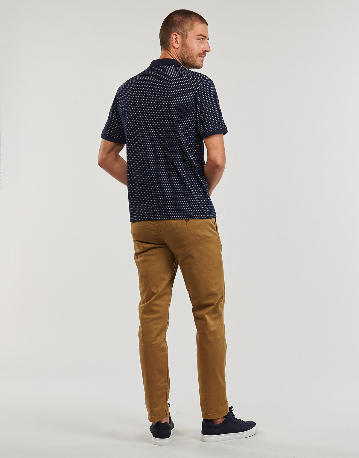 Polo Uomo Jack & Jones  JJLUIS AOP POLO SS  Marine