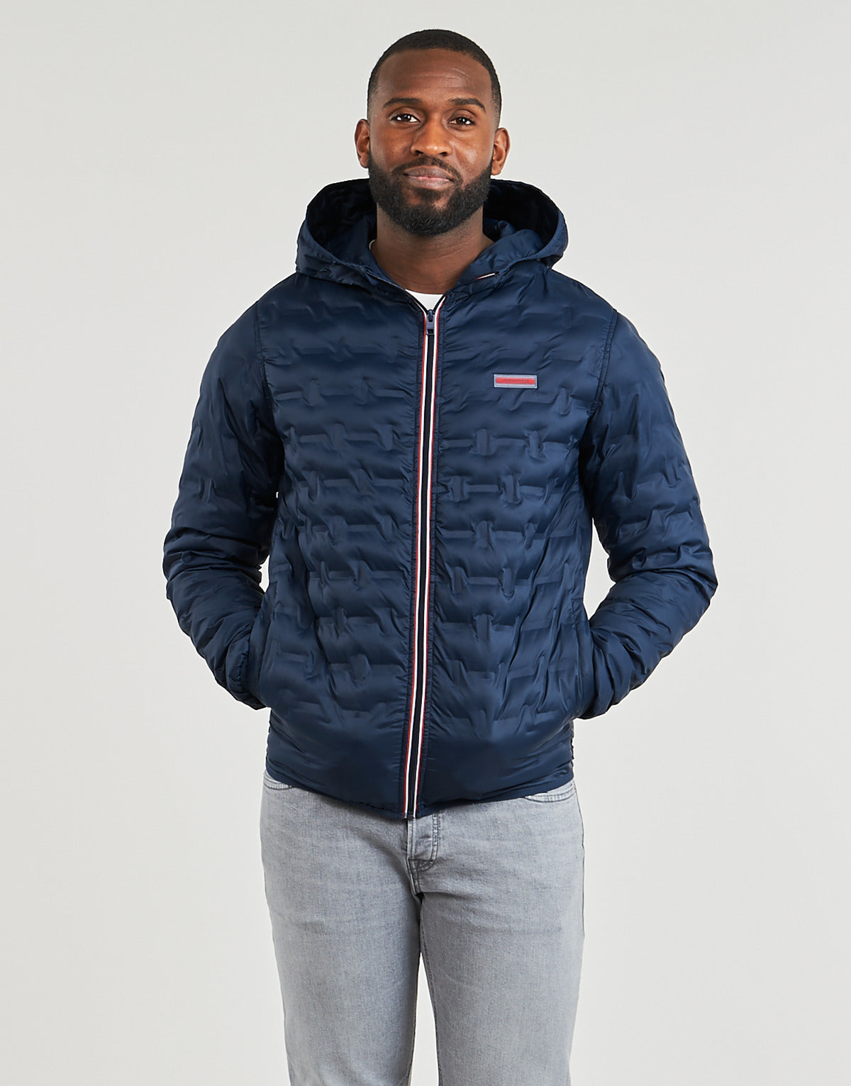 Piumino Uomo Jack & Jones  JJOZZY QUILTED JACKET  Marine