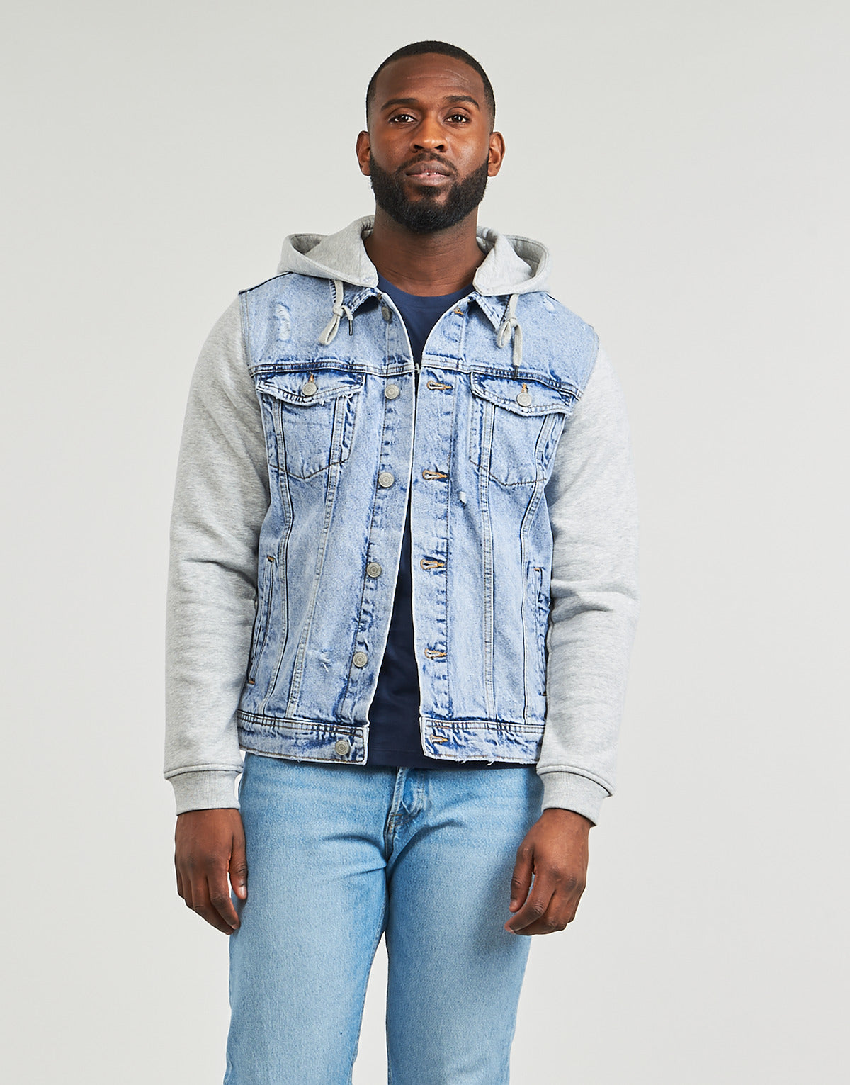 Giacca in jeans Uomo Jack & Jones  JJIJEAN JJJACKET W. SWEAT WI 067  Blu