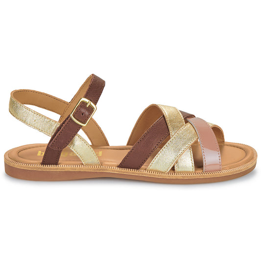 Sandali bambini ragazza Bisgaard  ALINE  Beige