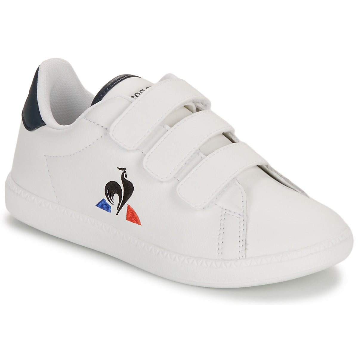 Scarpe bambini ragazzo Le Coq Sportif  COURTSET_2 KIDS  Bianco