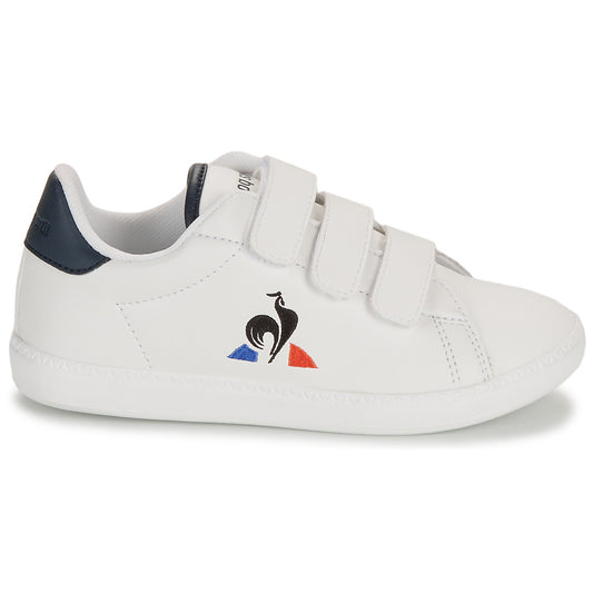 Scarpe bambini ragazzo Le Coq Sportif  COURTSET_2 KIDS  Bianco