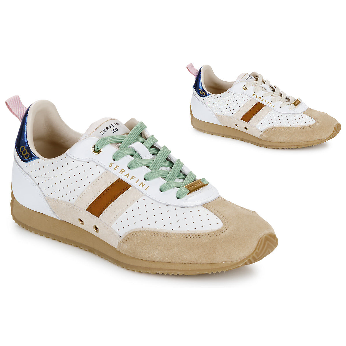 Sneakers basse Donna Serafini  LADY D  Bianco