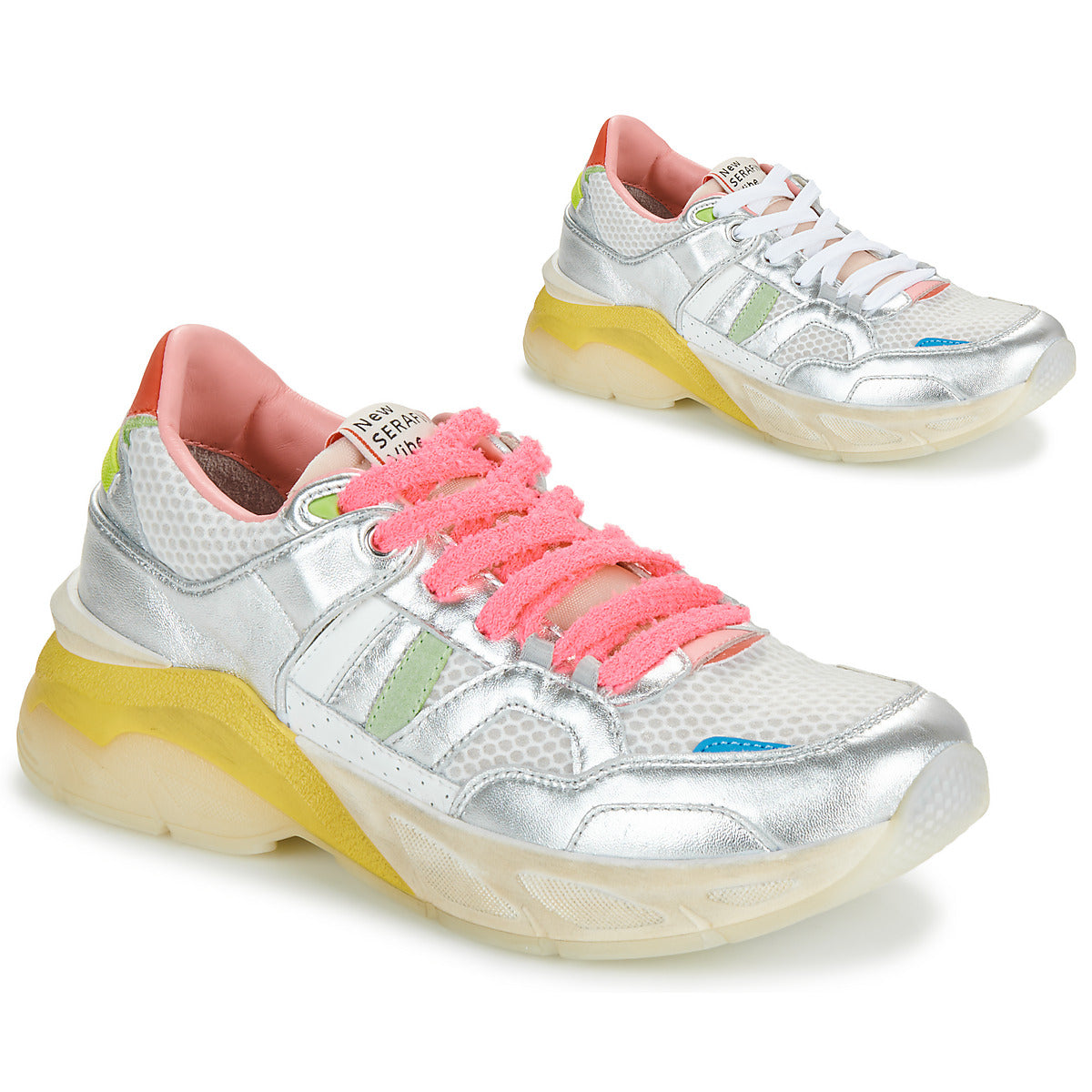 Sneakers basse Donna Serafini  VIBE  Argento