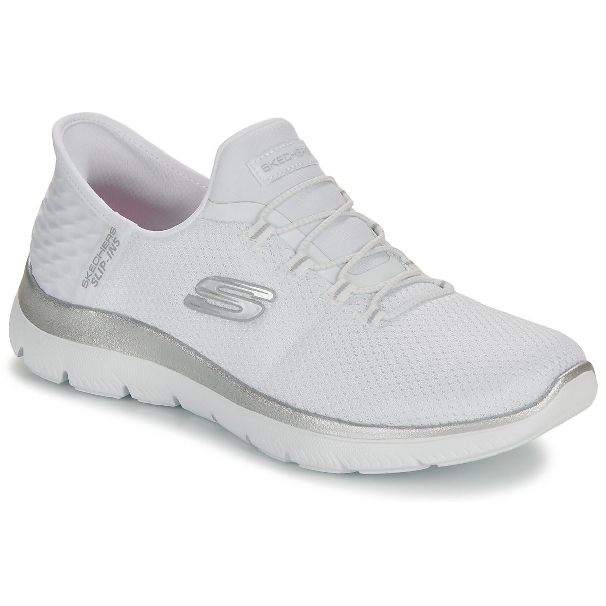 Sneakers basse Donna Skechers SUMMITS Bianco