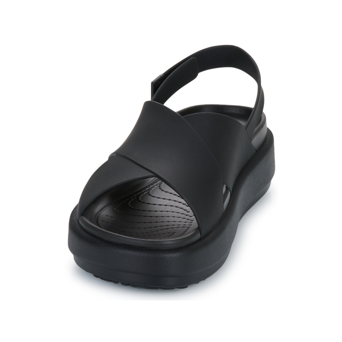 Sandali Donna Crocs  BROOKLYN LUXE X-STRAP  Nero