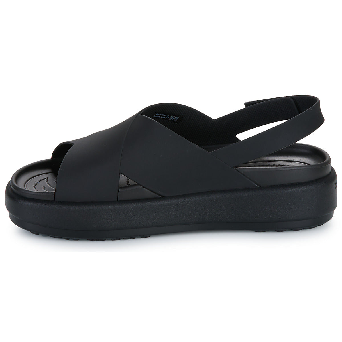 Sandali Donna Crocs  BROOKLYN LUXE X-STRAP  Nero