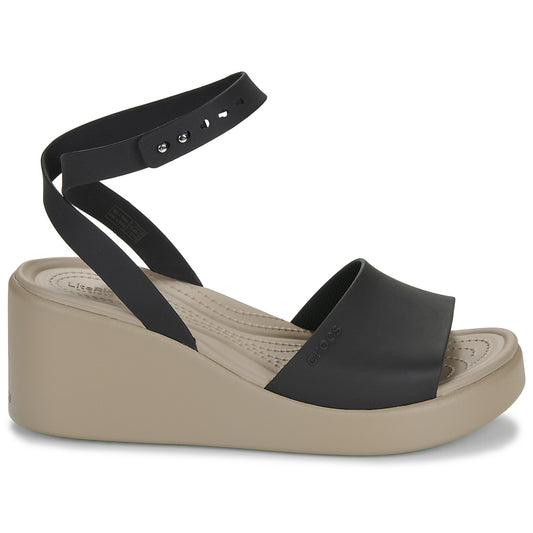 Sandali Donna Crocs  BROOKLYN WEDGE  Nero