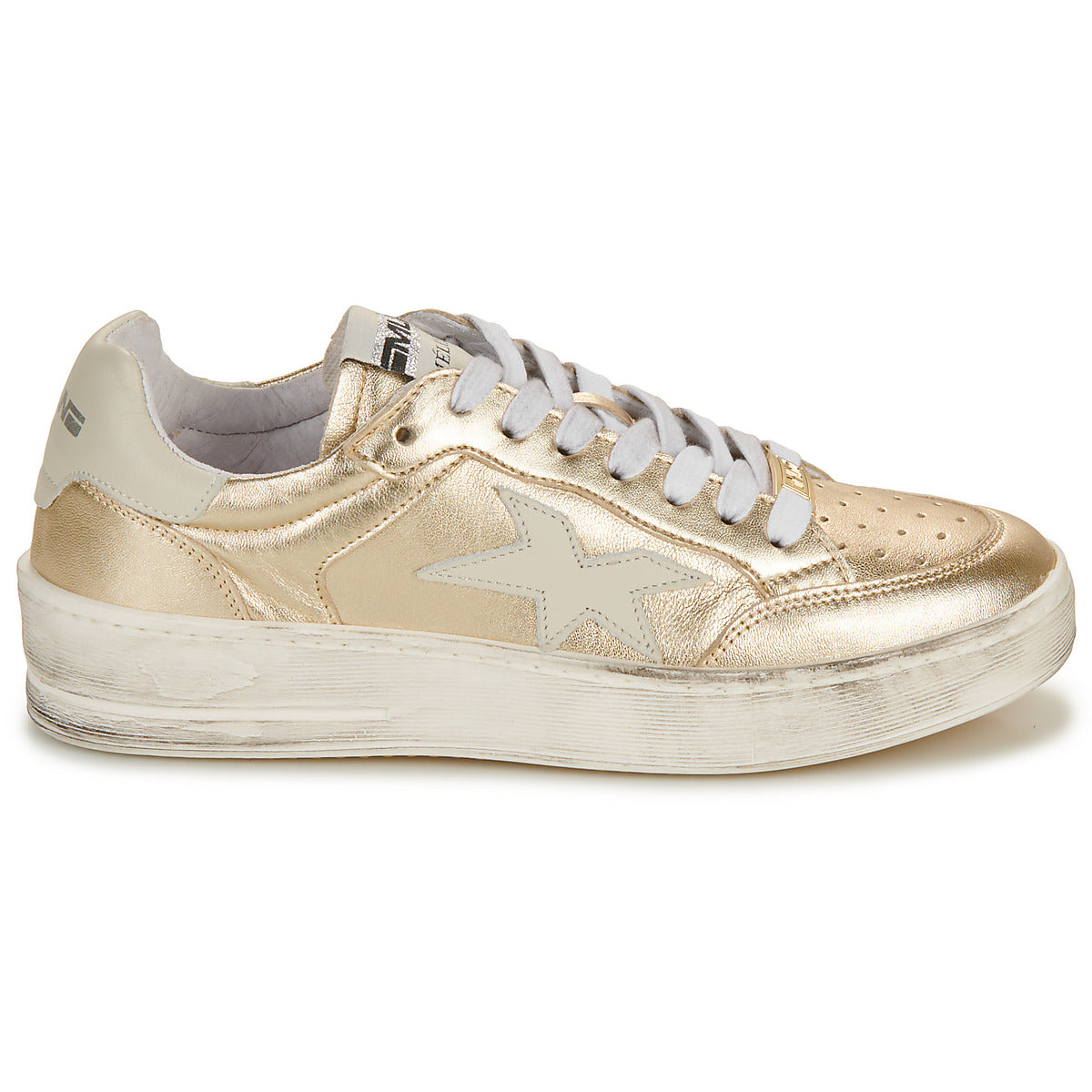 Sneakers basse Donna Meline PAD571-P9532 Oro