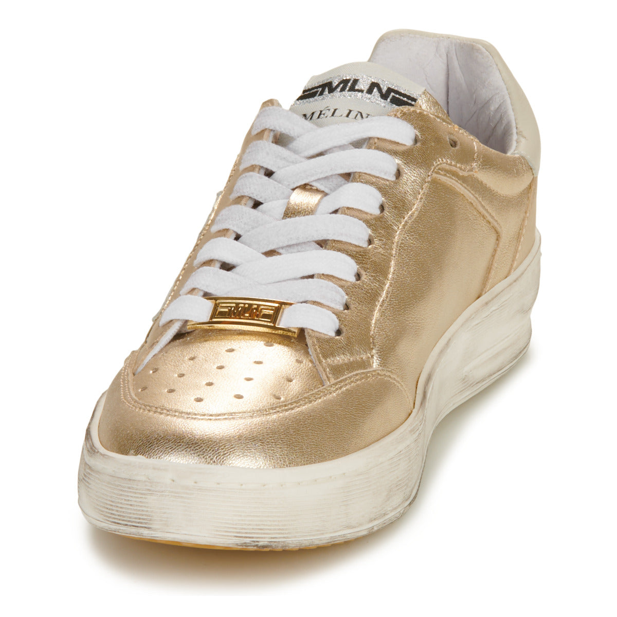 Sneakers basse Donna Meline PAD571-P9532 Oro