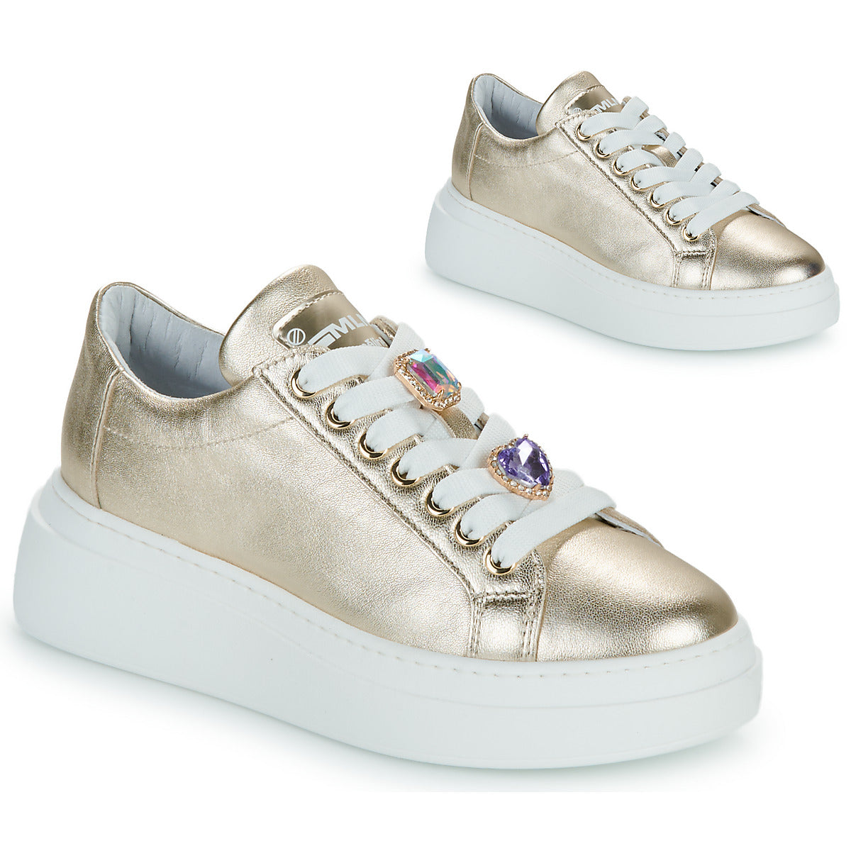 Sneakers basse Donna Meline  -  Oro