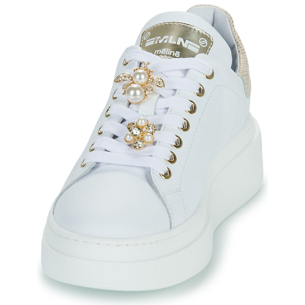 Sneakers basse Donna Meline  LO247-ACC-P9096  Bianco