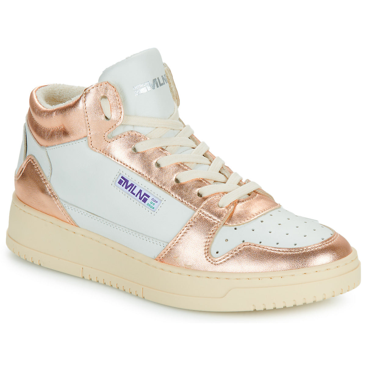 Sneakers alte Donna Meline DB515-P9029 Bianco