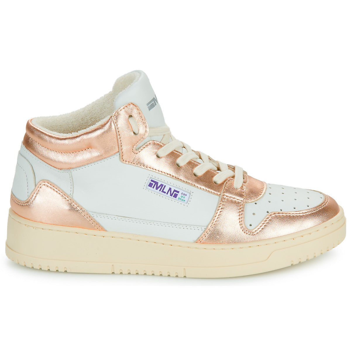 Sneakers alte Donna Meline DB515-P9029 Bianco